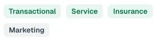 Consent tags: transactional, service, insurance, marketing
